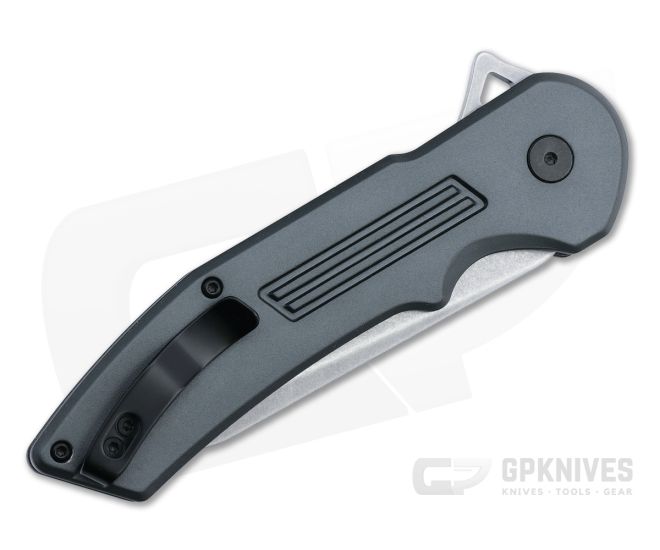 Buck 262 Hexam Assist Reverse Tanto Gray Aluminum SUR Lock Flipper 0262GYS - Image 2