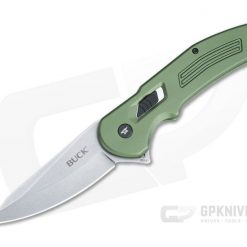 Buck 262 Hexam Assist Reverse Tanto OD Green Aluminum SUR Lock Flipper 0262ODS