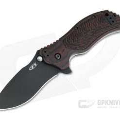 Zero Tolerance 0350 Assisted Flipper Black S30V 3D Black Cherry G10 Folder 0350C