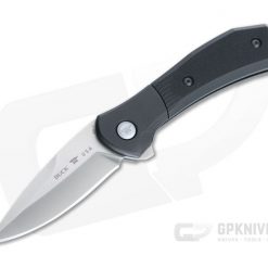 Buck 590 Paradigm Assisted Flipper S35VN Black G10 Bolster Lock Folding Knife 0590BKS