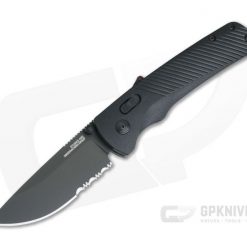 SOG Flash AT Blackout Serrated PVD D2 AT-XR Lock Assisted Folder 11-18-02-57