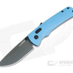 SOG Flash AT Civic Cyan Plain PVD D2 AT-XR Lock Assisted Folder 11-18-03-57
