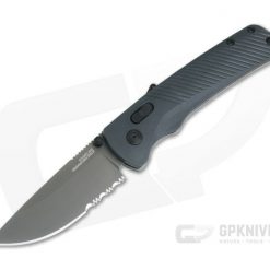 SOG Flash AT Urban Grey Serrated PVD D2 AT-XR Lock Assisted Folder 11-18-06-57