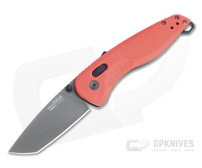SOG Aegis AT Tanto Rescue Red and Indigo PVD D2 AT-XR Lock Assisted Folder 11-41-08-57