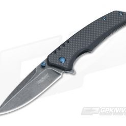Kershaw Knives Halogen BlackWash G10 Carbon Fiber Flipper 1336BW