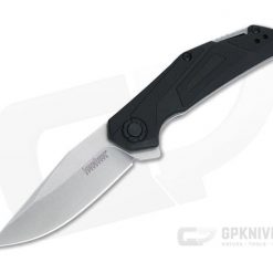 Kershaw Camshaft Stonewashed Clip Point Black GFN Assisted Liner Lock Flipper 1370