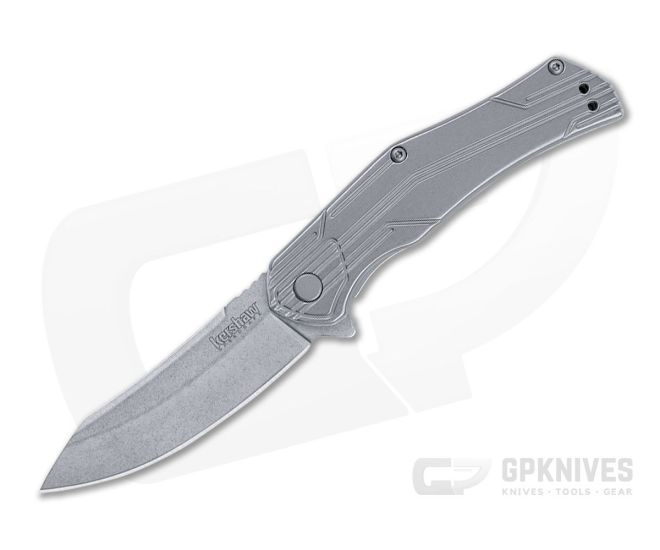 Kershaw Husker Stonewashed Upswept Assisted Frame Lock Flipper 1380 - Image 2