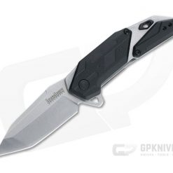Kershaw Jetpack Stonewashed Tanto Black GFN Assisted Liner Lock Flipper 1401