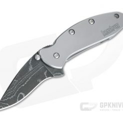 Kershaw Chive Damascus Stainless Steel Frame Lock SpeedSafe Assisted Flipper 1600DAM