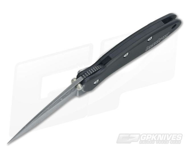 Kershaw Chive Damascus Blade Black DLC Handle 1600DAMCKT - Image 3