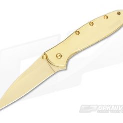 Kershaw Leek 24K Gold Plated Assisted Flipper 1660G