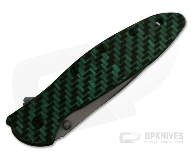 Kershaw Knives Leek Glow In The Dark GITD Carbon Fiber Stonewashed CPM-154 1660GLCF - Image 4