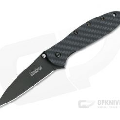 Kershaw Knives Leek Glow In The Dark GITD Carbon Fiber Black CPM-154 1660GLCFBLK