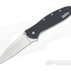 Kershaw Leek Stonewashed Blade Black Handle 1660SWBLK