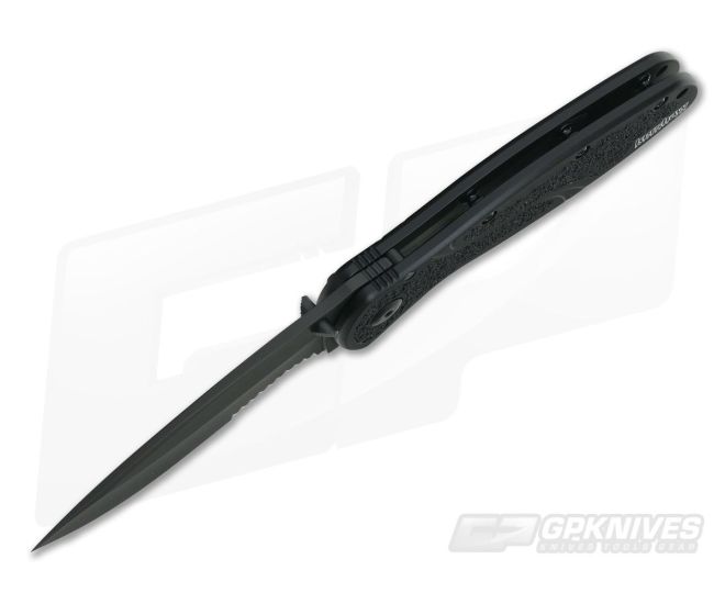 Kershaw Blur All Black Part Serrated SpeedSafe Assisted Opener 1670BLKST - Image 3