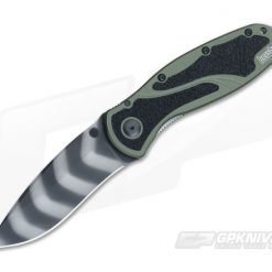 Kershaw Blur Green Handle Tiger Stripe Blade 1670OLTS