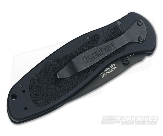 Kershaw Blur Black Partially Serrated Tanto 1670TBLKST - Image 2