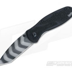 Kershaw Blur Black Handle Tiger Stripe Tanto Blade 1670TTS