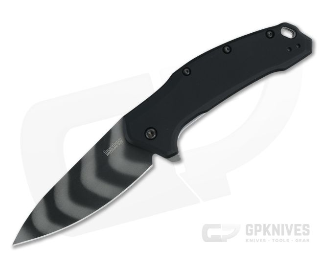Kershaw Link Tiger Stripe 420HC Black SpeedSafe Assisted Flipper 1776TS