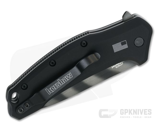 Kershaw Link Tiger Stripe 420HC Black SpeedSafe Assisted Flipper 1776TS - Image 2
