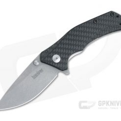 Kershaw Knockout Carbon Fiber Handle Stonewash M390 Blade 1870CFM390