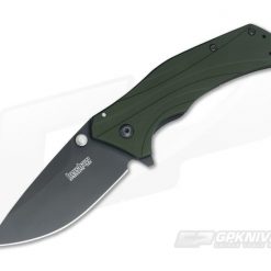 Kershaw Knockout Olive Handle Black Blade 1870OLBLK