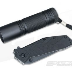 Kershaw Brawler Black Tanto Assisted Knife and Flashlight Pack