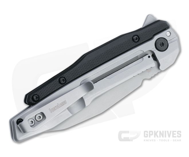 Kershaw Lithium Reverse Tanto Bead Blast Stainless Black GFN Assisted Flipper 2049 - Image 2