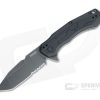 Kershaw Analyst BlackWash Serrated Tanto Black GFN Assisted Liner Lock Flipper 2062ST
