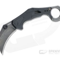 Kershaw Outlier Karambit BlackWash Stainless Steel Black GFN Assisted Liner Lock Flipper 2064