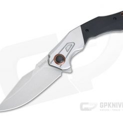 Kershaw Payout Stonewashed D2 Clip Point Bolstered Black G10 Assisted Frame Lock Flipper 2075