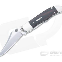 Case Kickstart Mid-Folding Hunter Black and Red Micarta Assisted Liner Lock Folder 27855