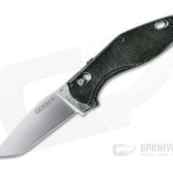 Gerber Hyperflip D2 Green Micarta Pivot Lock Assisted Flipper 30-001853