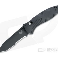 Benchmade 583SBK Barrage Tanto Black Part Serrated 154CM Assisted AXIS Lock Folder