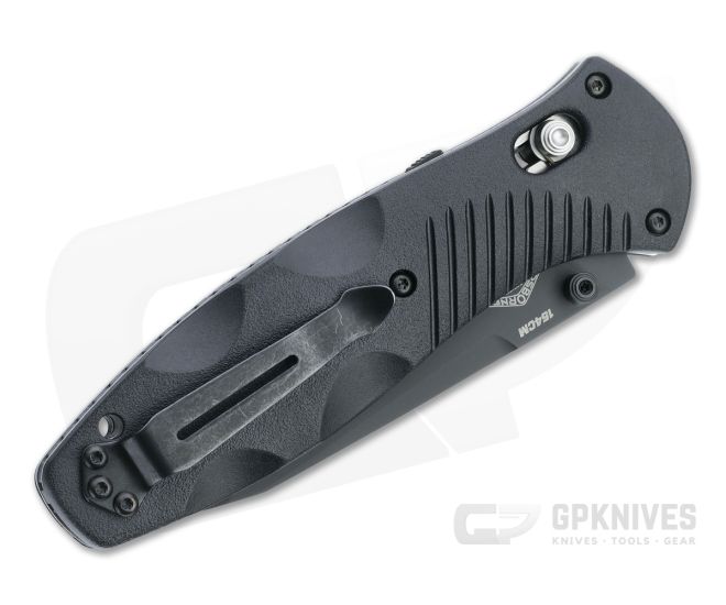 Benchmade 583SBK Barrage Tanto Black Part Serrated 154CM Assisted AXIS Lock Folder - Image 2