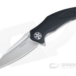 Kershaw Natrix Black G10 Stonewashed Stainless Steel KVT Bearing Sub-Frame Lock Flipper 7007