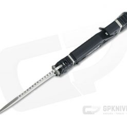 SOG Trident Elite Clip Point Satin AUS-8 Black GRN Piston Lock Assisted Folder TF101-BX