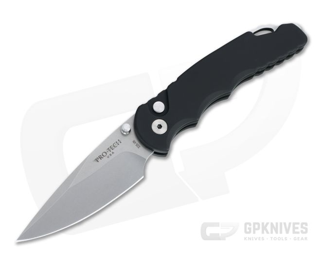 Protech Tactical Response TR-5 Lerch Spring Assist Stonewashed S35VN Button Lock Folder TR-5 SA.1